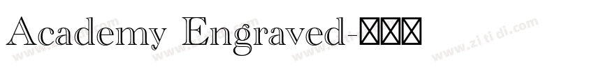 Academy Engraved字体转换